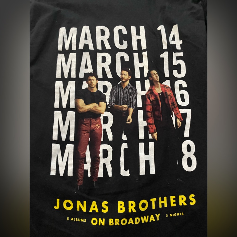 Jonas brothers Broadway t-shirt